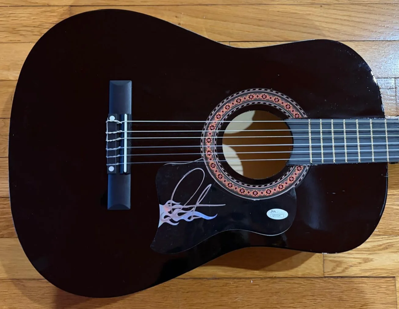 Adam Levine — ADAM LEVINE SIGNED AUTOGRAPHED ACOUSTIC GUITAR MAROON 5 THIS LOVE JSA COA C