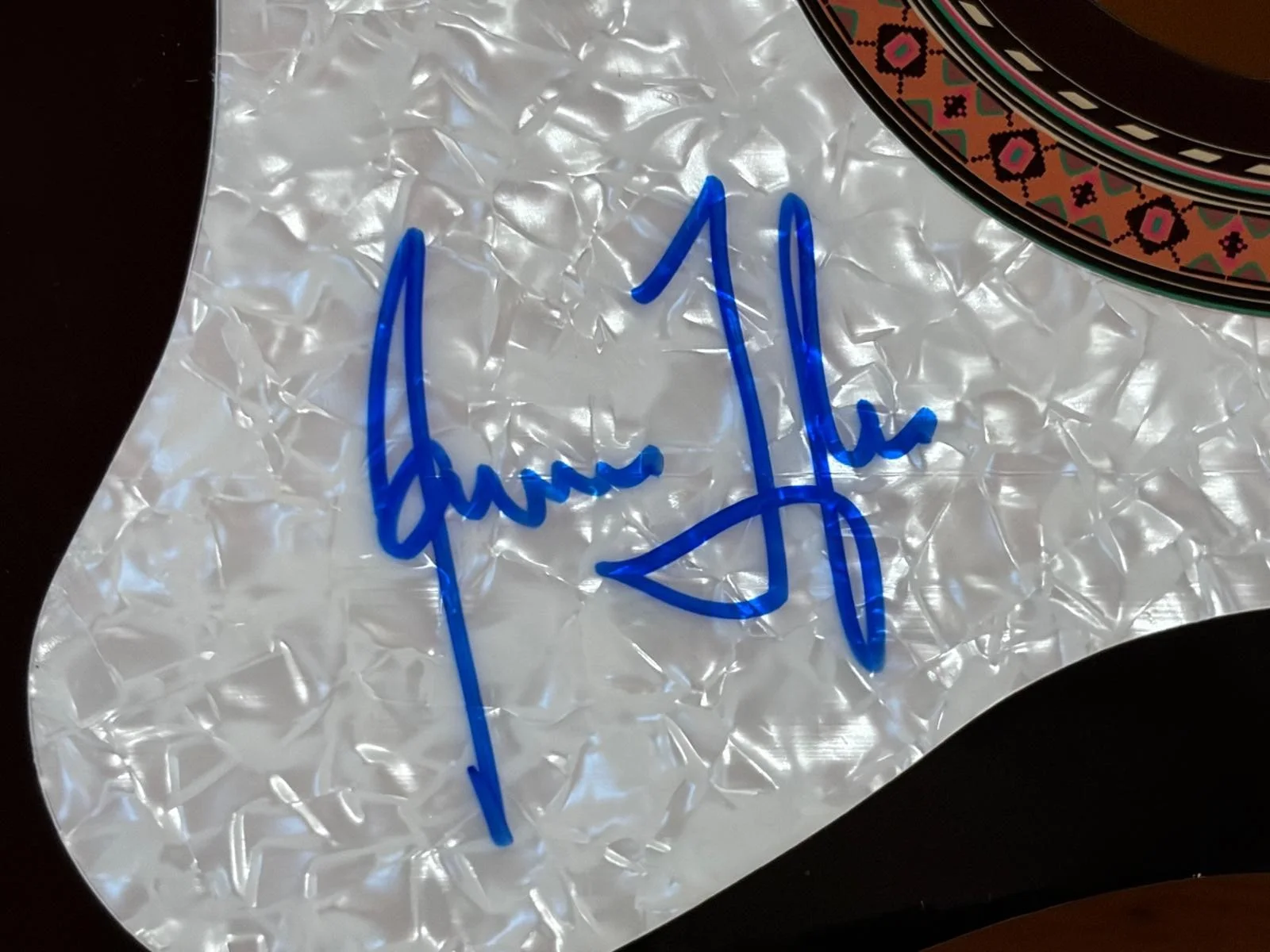 James Taylor — JAMES TAYLOR SIGNED ACOUSTIC GUITAR FIRE AND RAIN SWEET BABY JAMES PSA COA C, изображение 3