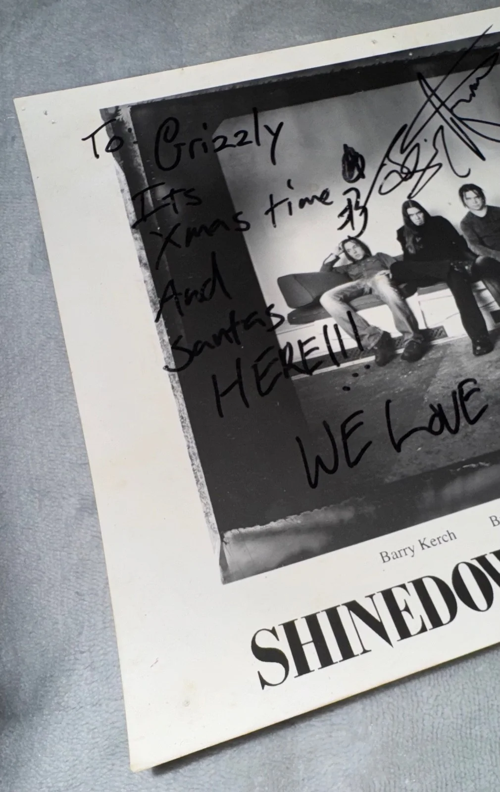 Shinedown Complete Band Signed Autographed Promotional Press Promo Photo JSA COA, изображение 5
