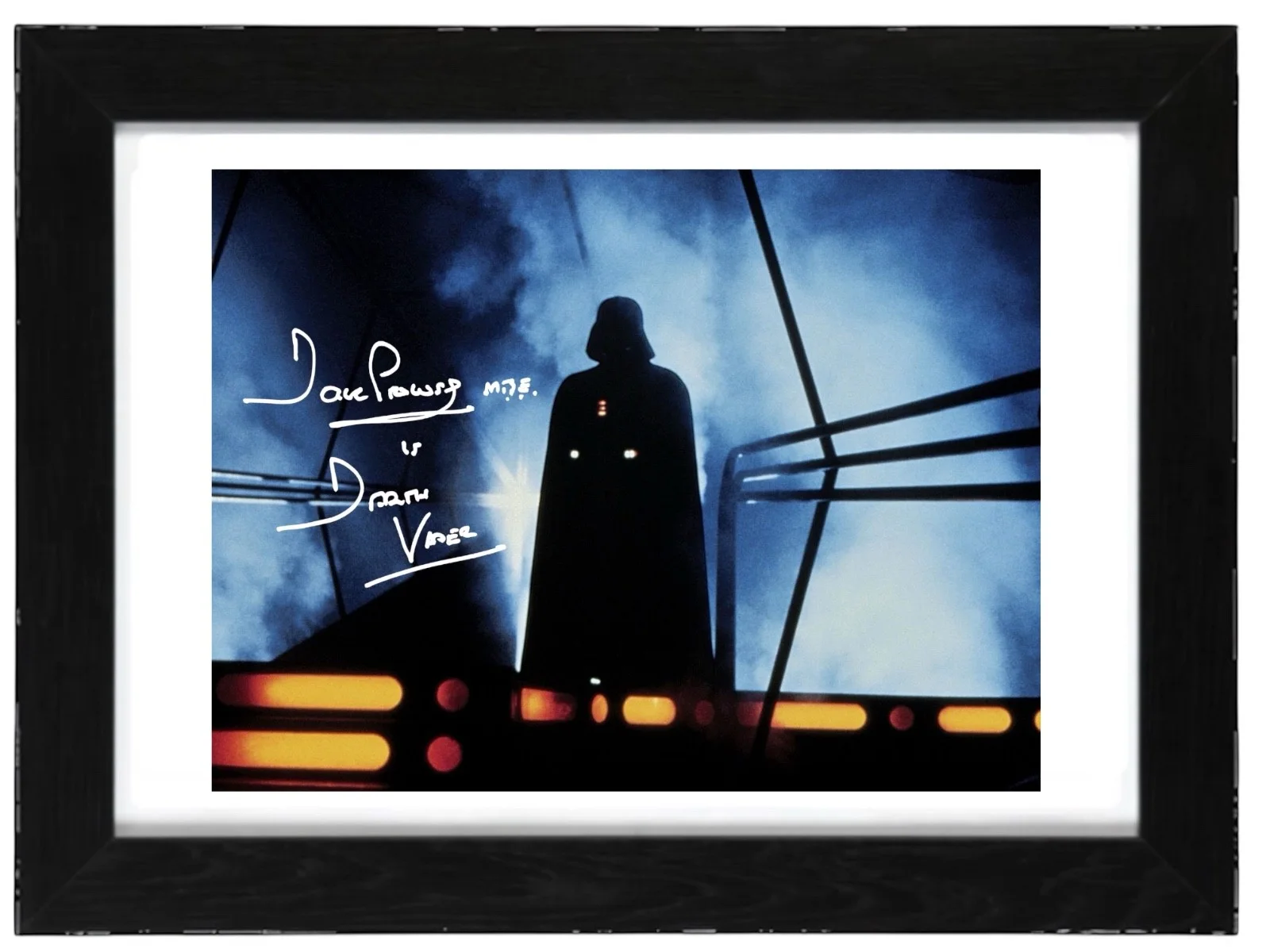 Dave Prowse Signed Autograph PHOTO Pre Print 6x4/A4/ Framed Darth Vader, image 3
