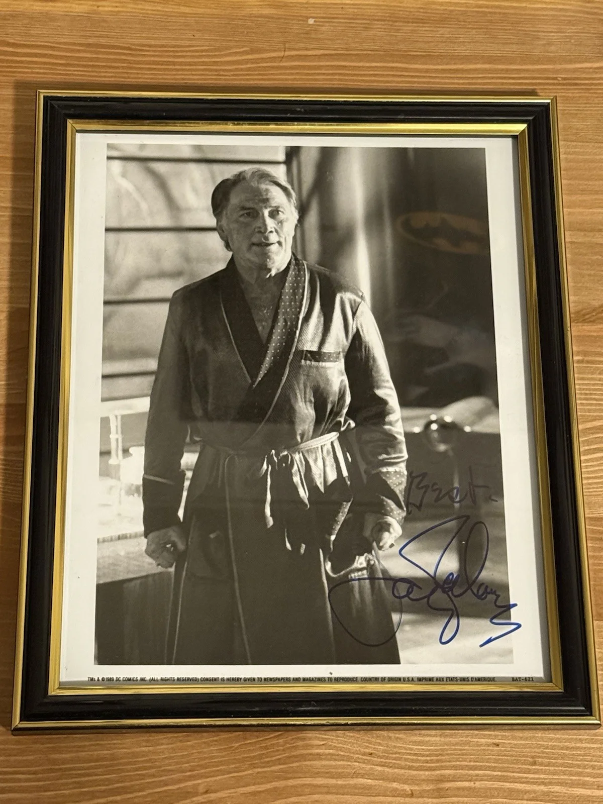 Jack Palance Signed 8x10 from Batman 1989, image 4