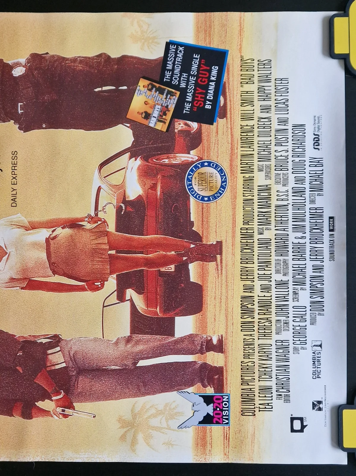 Bad Boys 1995 VHS Video Store Promo Poster – A2, image 3