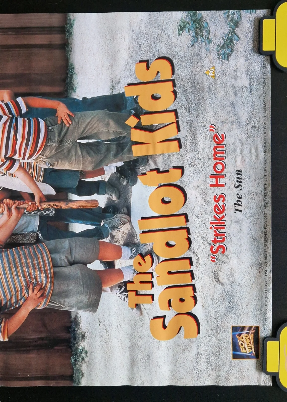 The Sandlot Kids 1993 VHS Video Store Promo Poster – A2, image 3