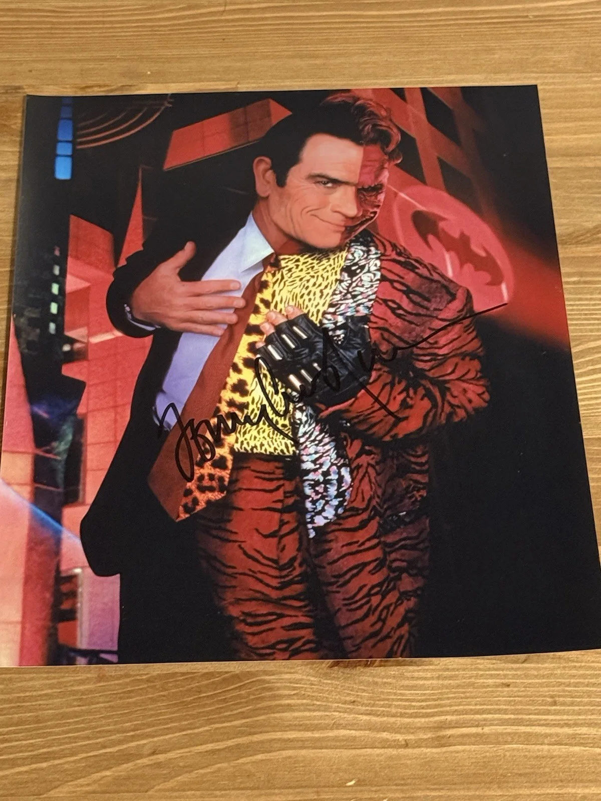 Tommy Lee Jones Signed 8x10 Batman Forever, image 2