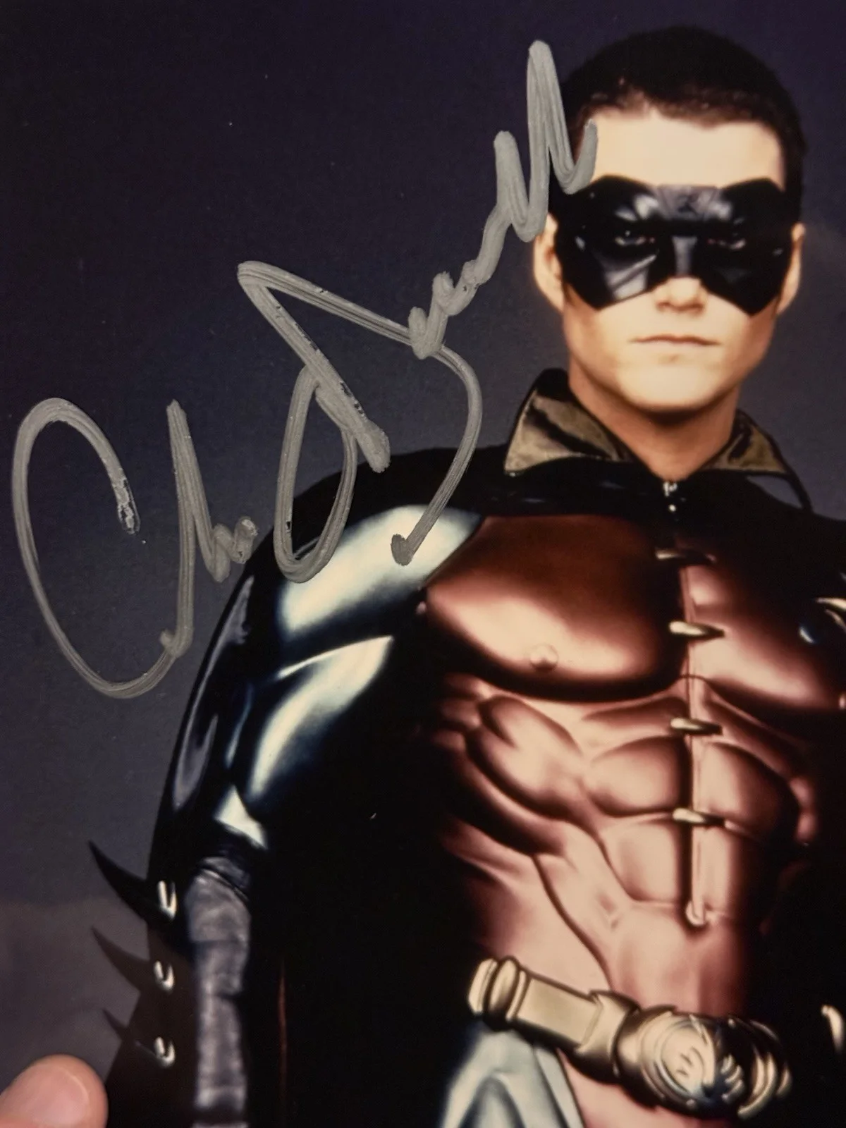 Chris O’Donnell Signed 8x10 Batman Forever Robin, image 2
