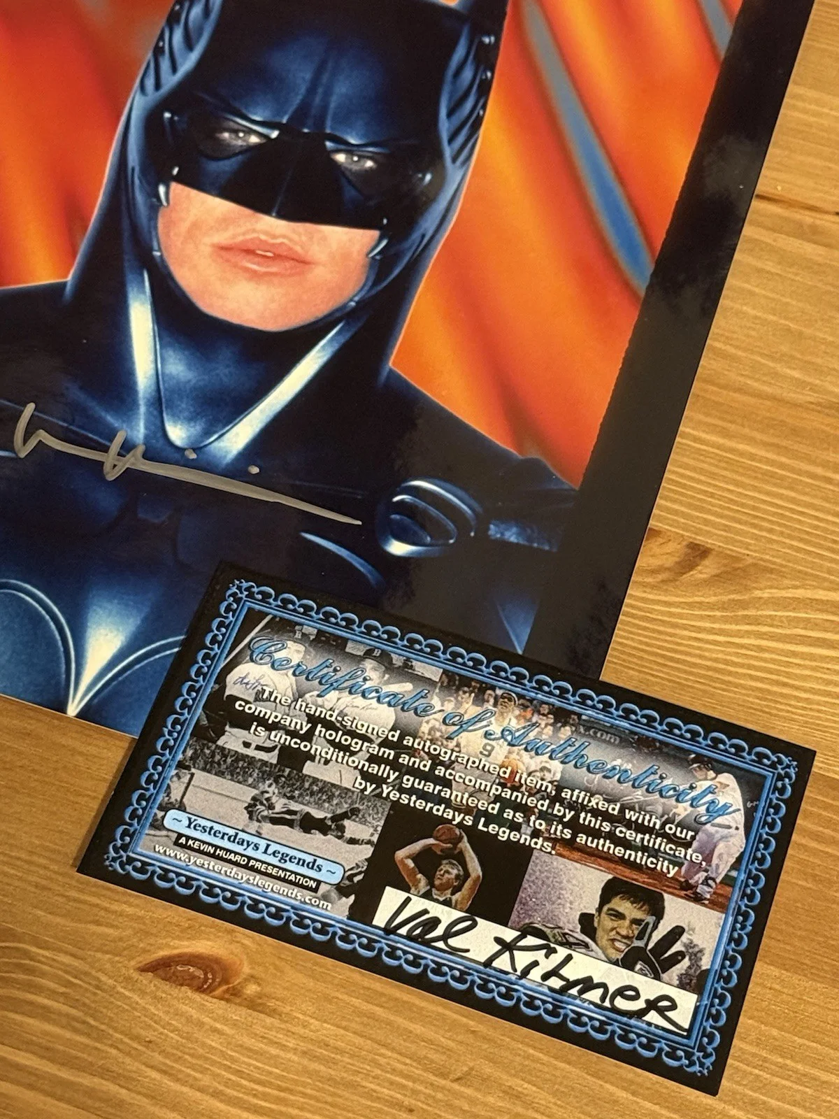 Val Kilmer — Val Kilmer Signed 8x10 Batman Forever, image 3