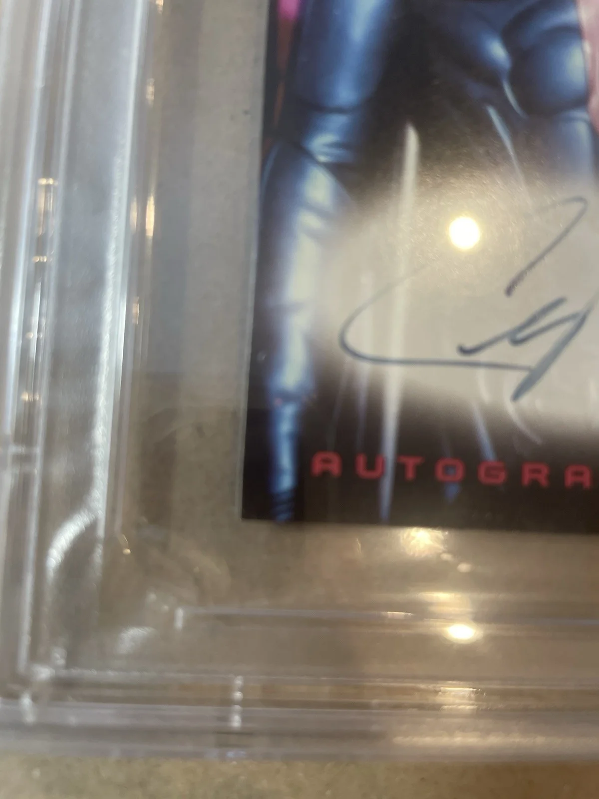 CHRIS O'DONNELL — CHRIS O'DONNELL Signed Auto 1997 Skybox Batman & Robin Card PSA/DNA Slabbed, изображение 3