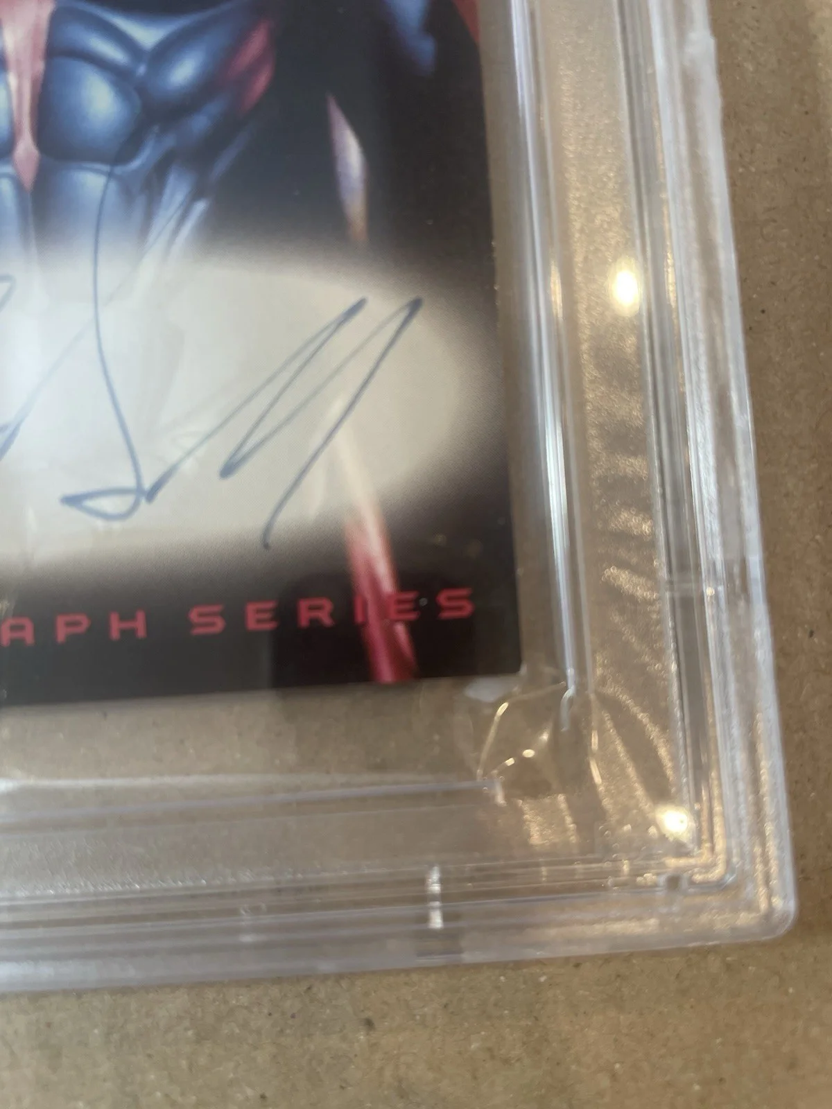 CHRIS O'DONNELL — CHRIS O'DONNELL Signed Auto 1997 Skybox Batman & Robin Card PSA/DNA Slabbed, изображение 4