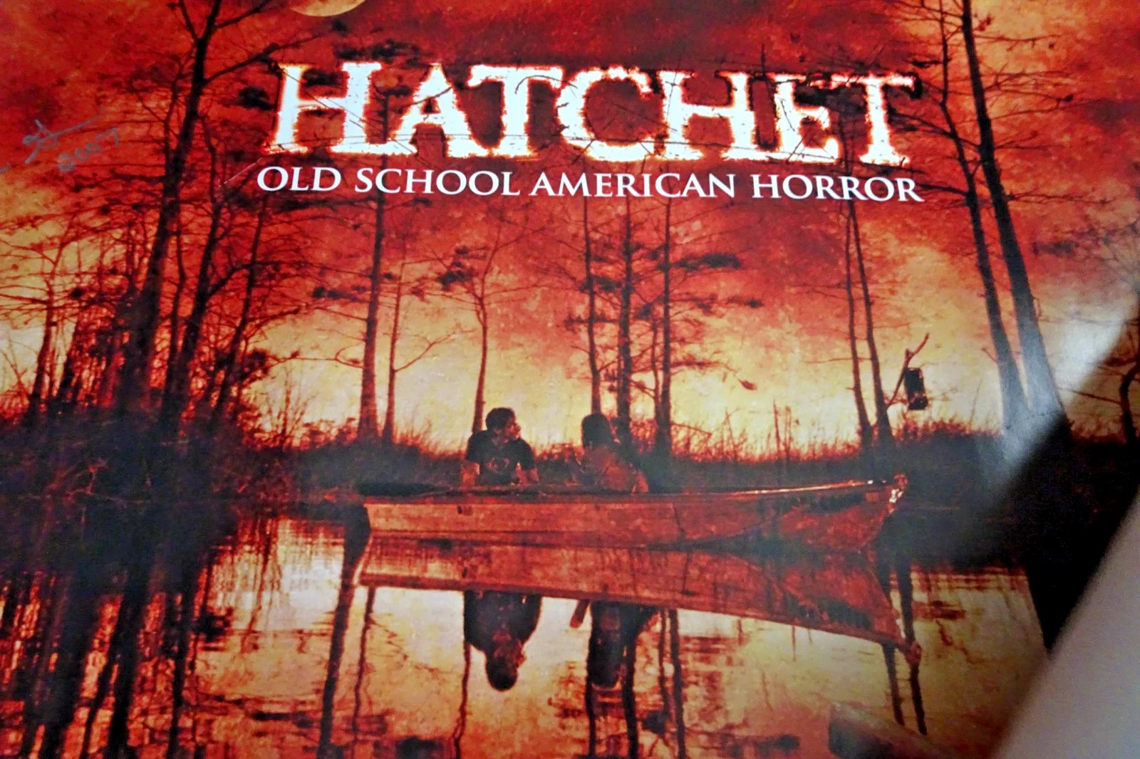 Hatchet Quad Poster Signed By Adam Green & Robert Englund Rare Horror 30x40, изображение 4