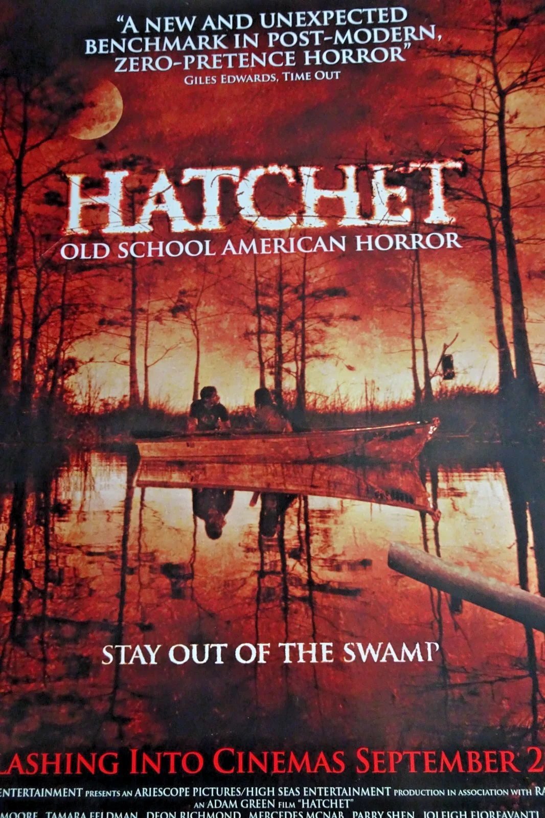 Hatchet Quad Poster Signed By Adam Green & Robert Englund Rare Horror 30x40, изображение 5