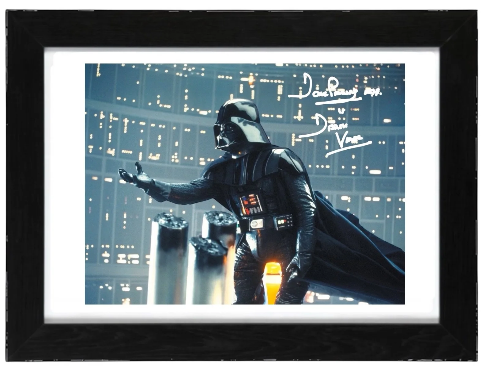 Dave Prowse Signed Autograph PHOTO Pre Print 6x4/A4/ Framed Darth Vader, image 3