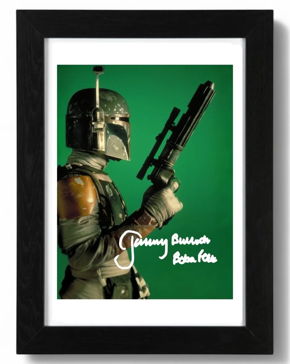 Jeremy Bulloch Signed Autograph PHOTO Pre Print 6x4/A4/ Framed, изображение 3