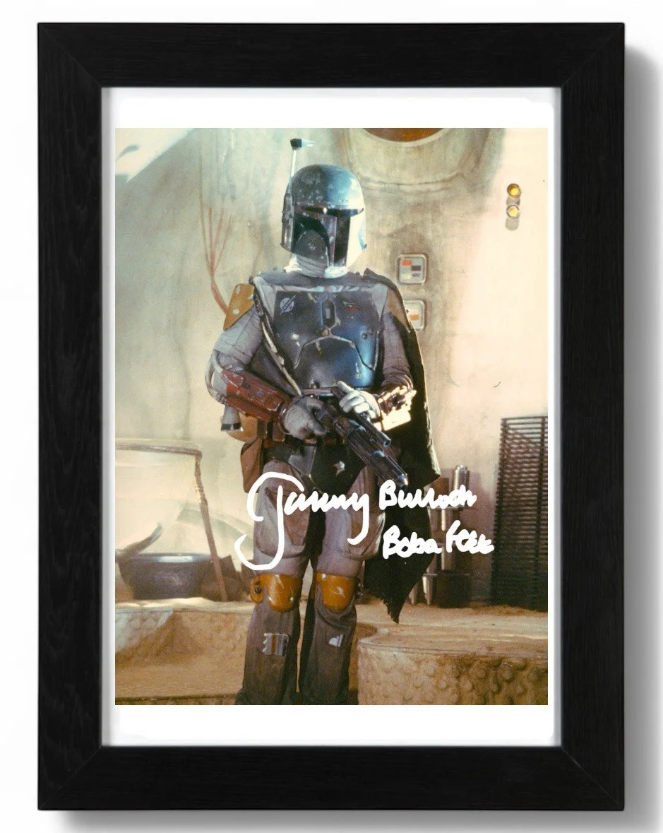 Jeremy Bulloch Signed Autograph PHOTO Pre Print 6x4/A4/ Framed, изображение 2