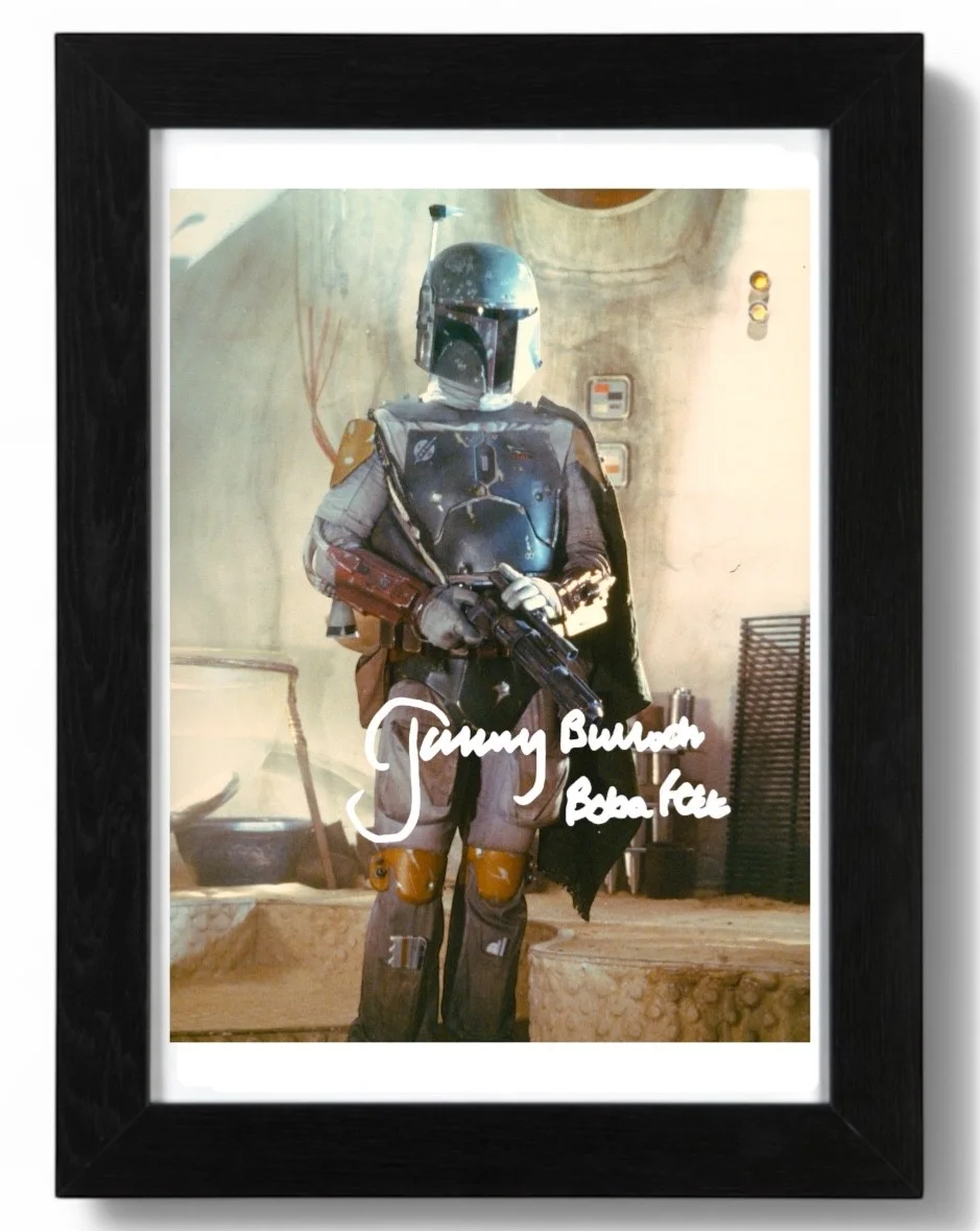 Jeremy Bulloch Signed Autograph PHOTO Pre Print 6x4/A4/ Framed, изображение 3