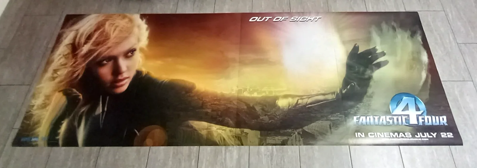 Fantastic Four (2005) Original D/S Movie Poster Set, The Invisible Woman, image 2