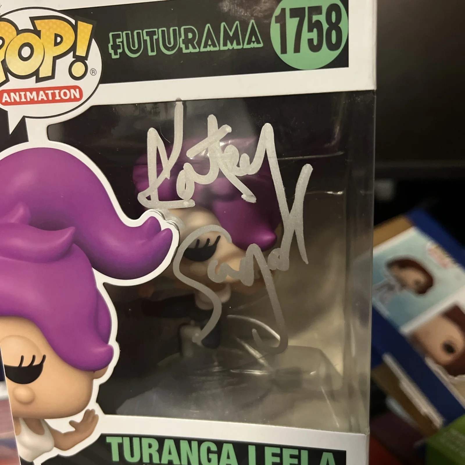 KATEY SAGAL SIGNED TURANGA LEELA FUNKO POP FUTURAMA JSA COA peggy bundy, изображение 3