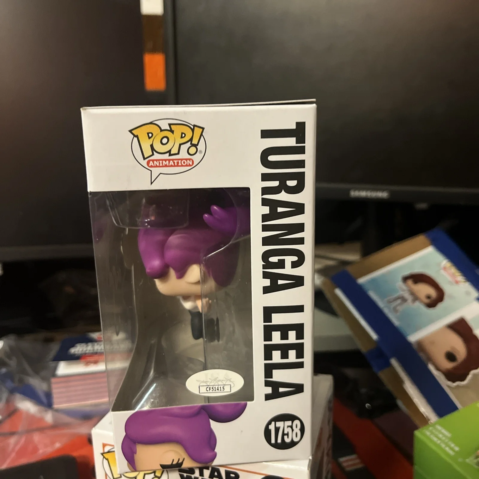 KATEY SAGAL SIGNED TURANGA LEELA FUNKO POP FUTURAMA JSA COA peggy bundy, изображение 4