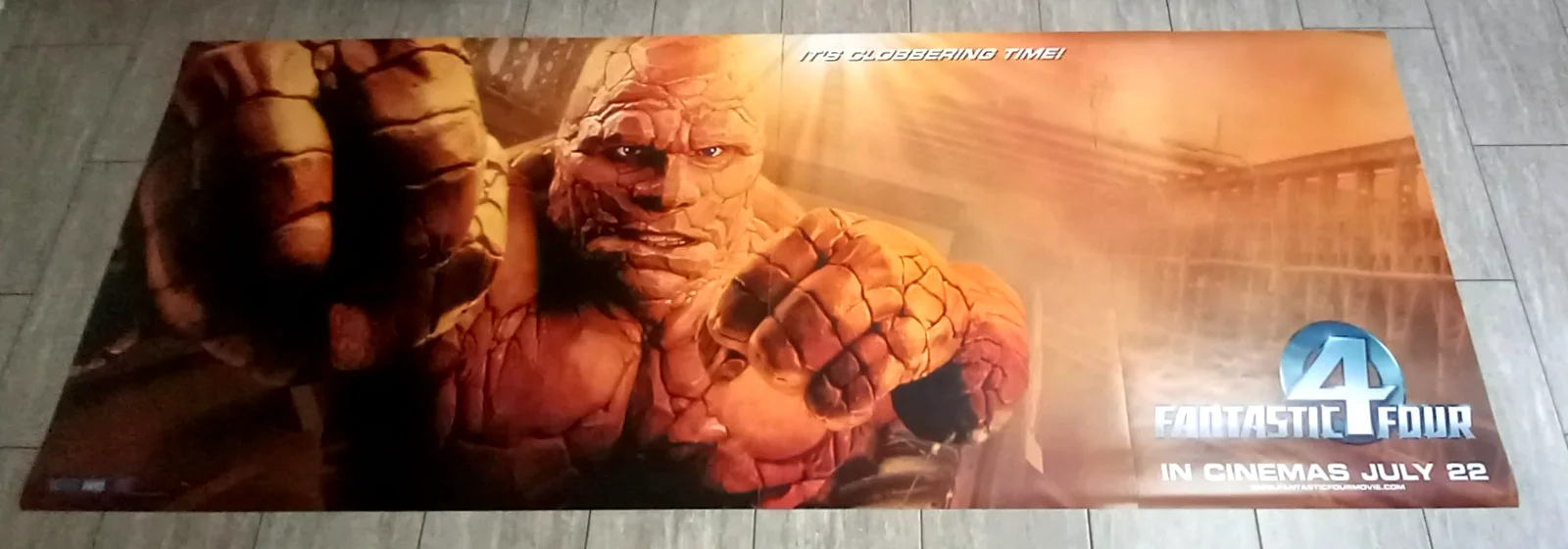 Fantastic Four (2005) Original D/S Movie Poster Set, The Thing, Michael Chiklis, изображение 2