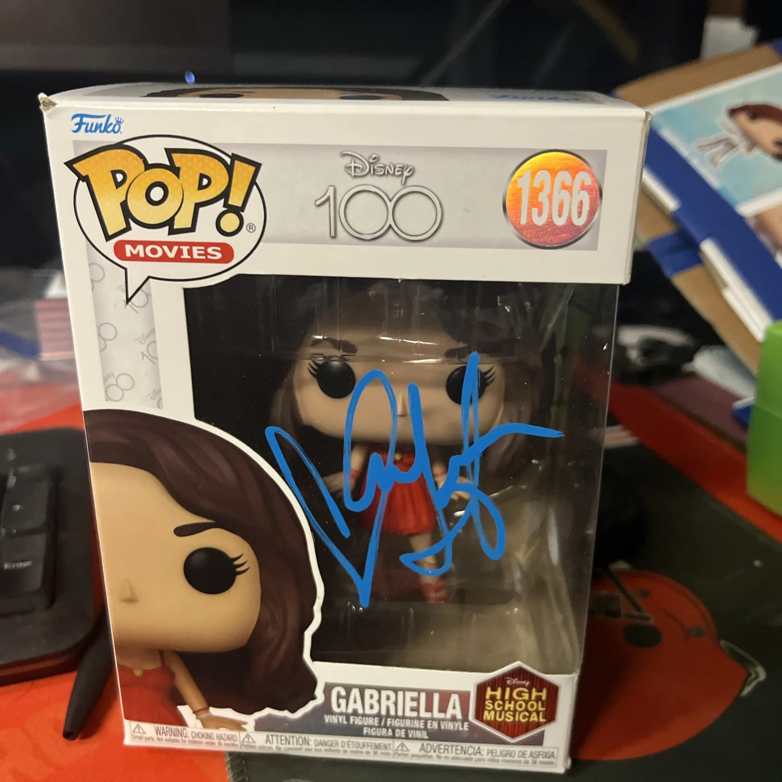 Vanessa Hudgens — Vanessa Hudgens Signed Gabriella High School Musical Funko #1366 JSA