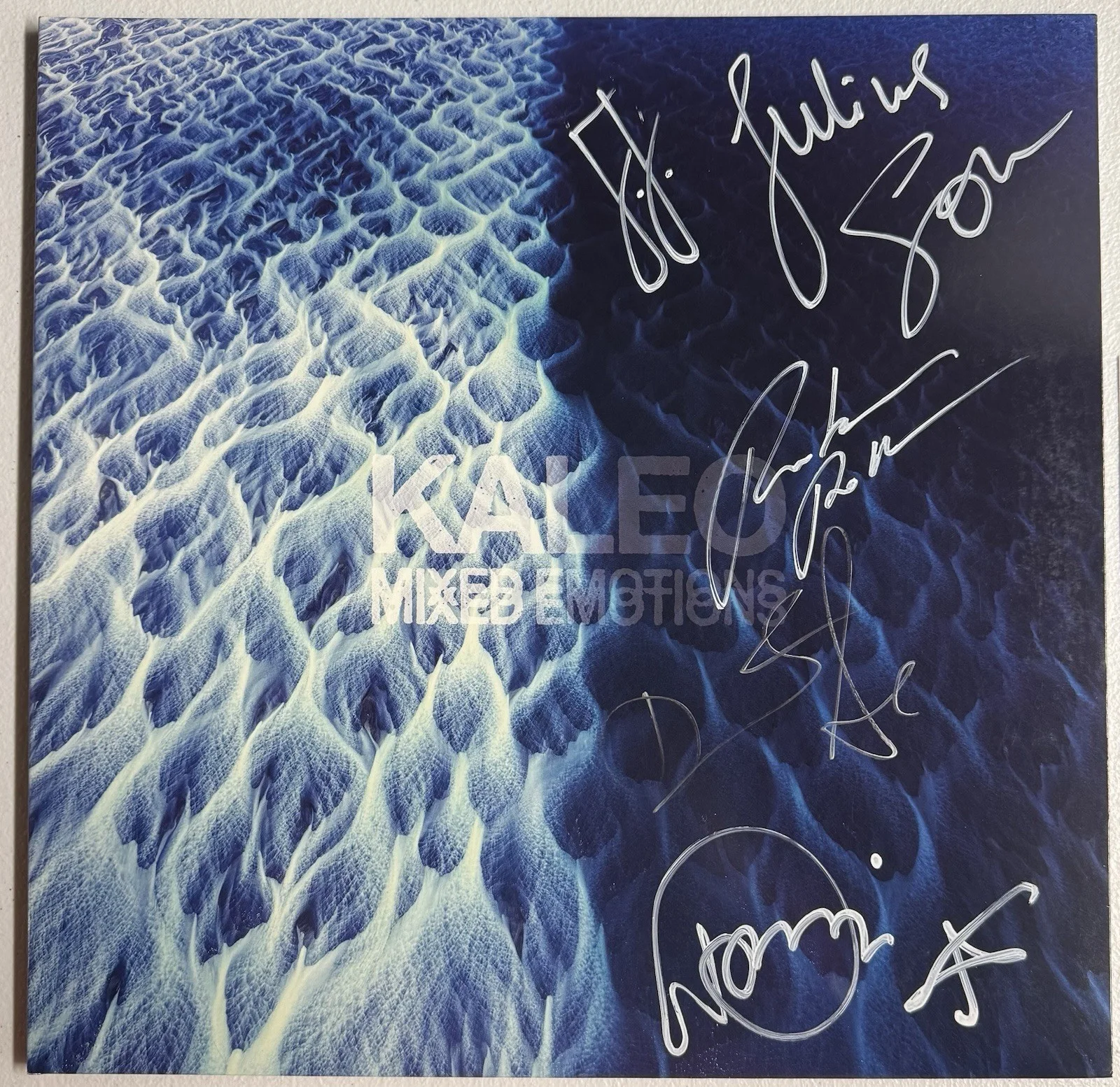Kaleo Mixed Emotions Autographed Version Vinyl Record By All 4 Members JSA COA, image 2