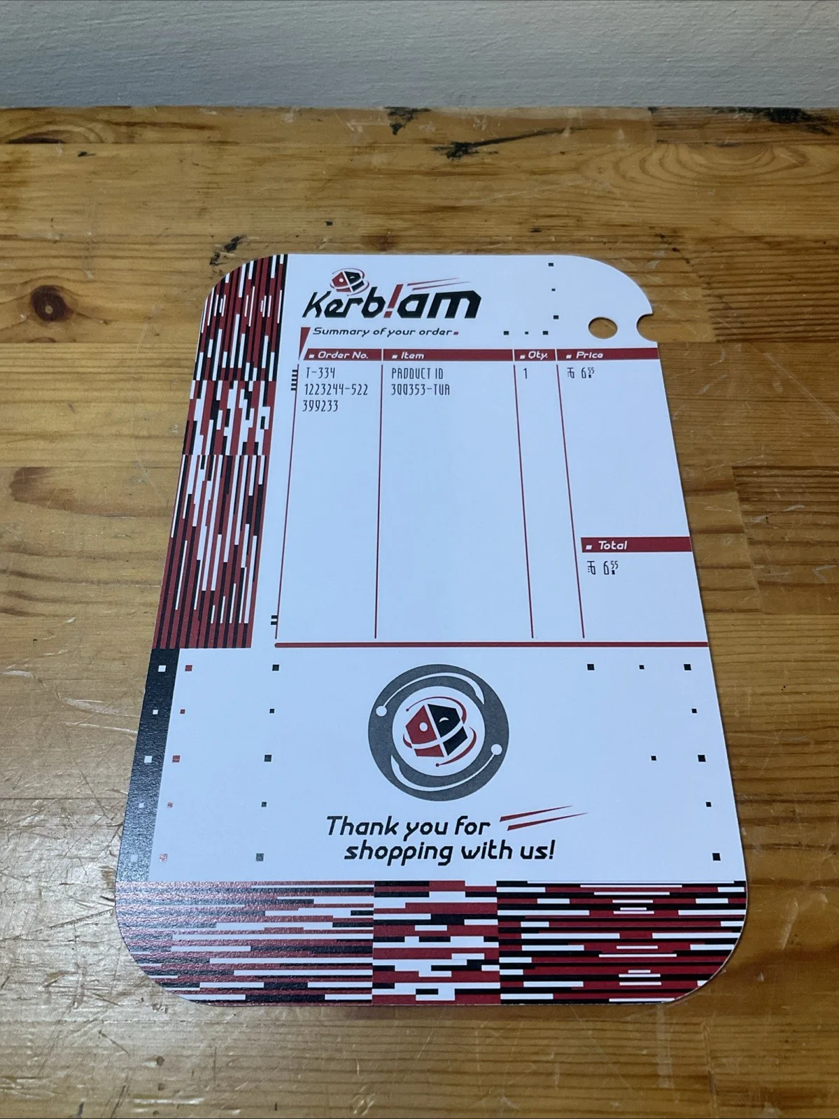 Doctor Who Original Prop - Kerblam Order Card - Production Made / Used, изображение 2