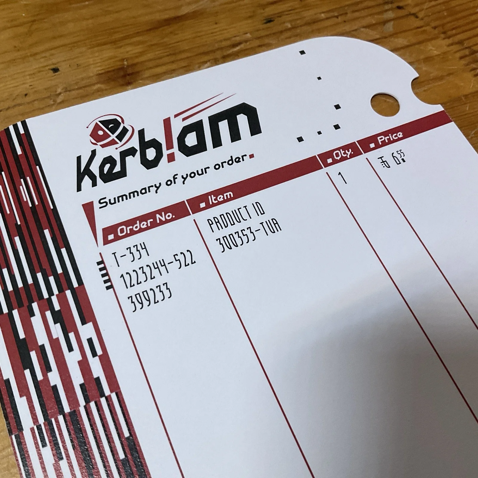 Doctor Who Original Prop - Kerblam Order Card - Production Made / Used, изображение 3
