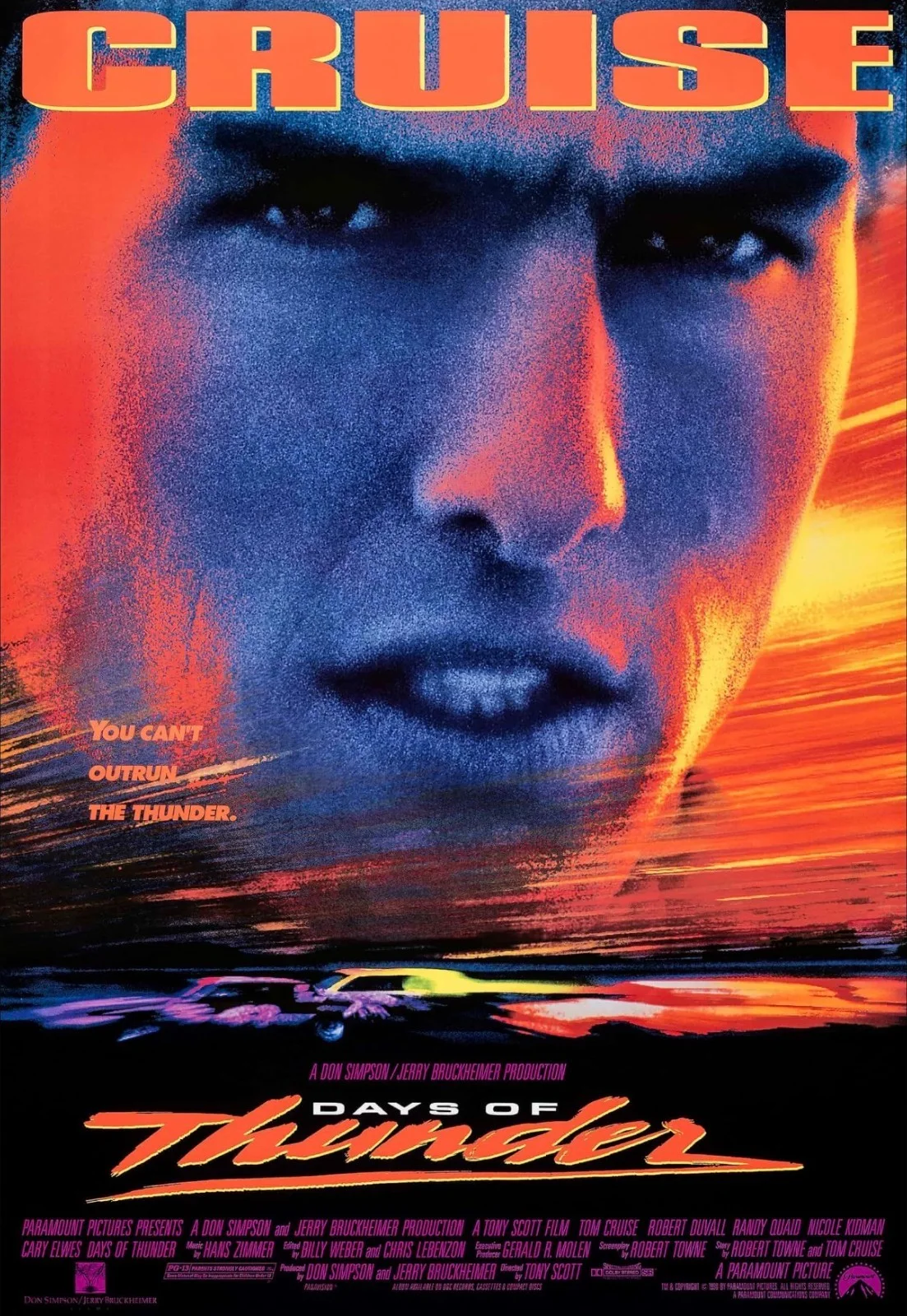 Days Of Thunder - 1990 - Very Rare Unmounted Genuine 35mm Film Cells, изображение 2