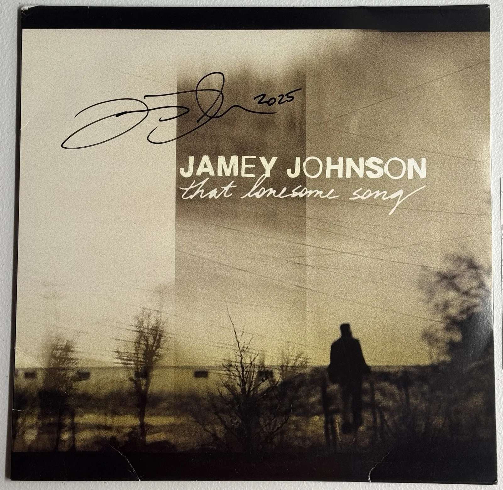 Jamey Johnson Signed Autographed That Lonesome Song Vinyl Album JSA COA, изображение 2