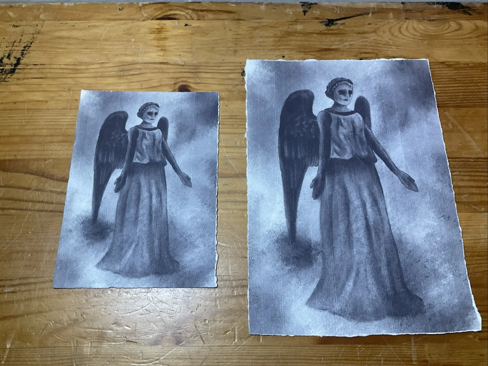 Doctor Who Original Prop - Production made Concept Art - Village Of The Angels, изображение 2