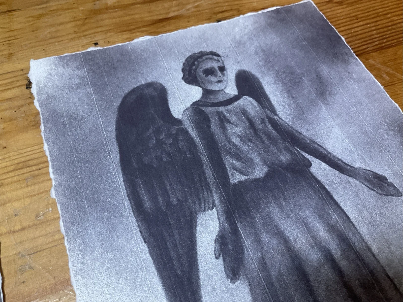 Doctor Who Original Prop - Production made Concept Art - Village Of The Angels, изображение 3