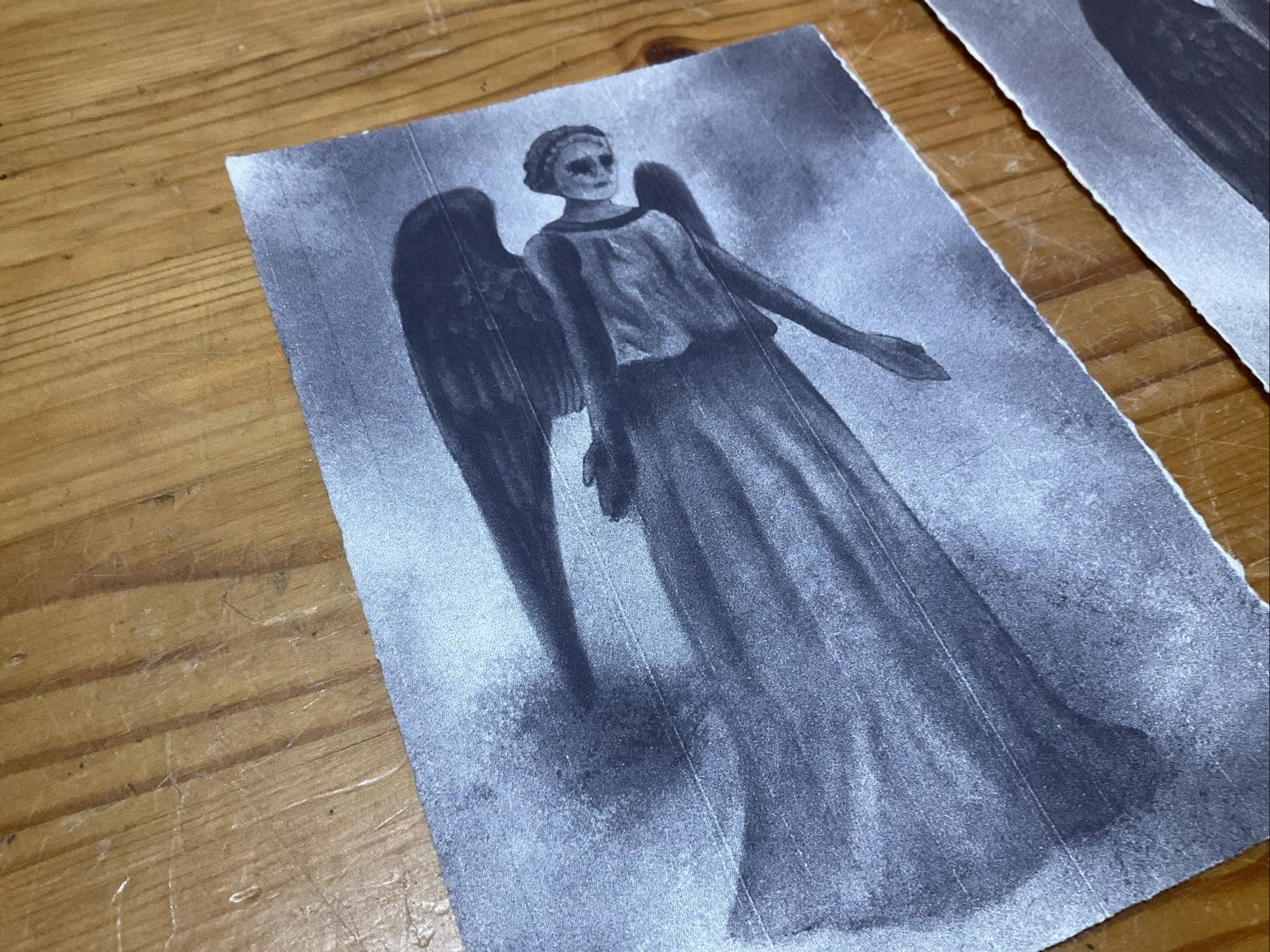 Doctor Who Original Prop - Production made Concept Art - Village Of The Angels, изображение 4