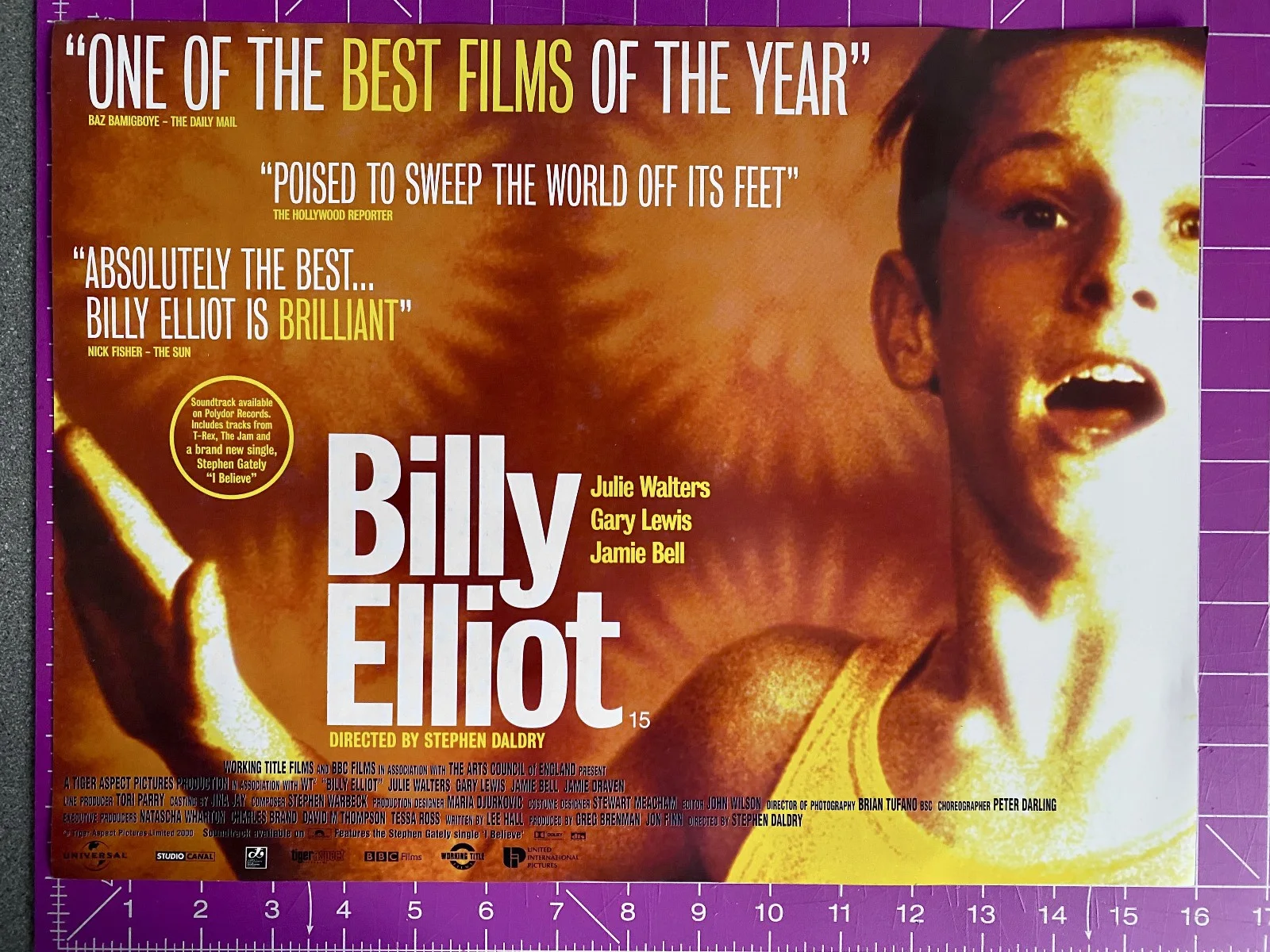 7 x 16 inch by 12 inch cinema posters original, Star Wars, Billy Elliot & others, изображение 2