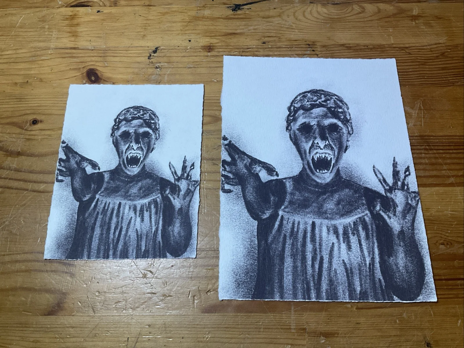 Doctor Who Original Prop - Production made Concept Art - Village Of The Angels, изображение 2