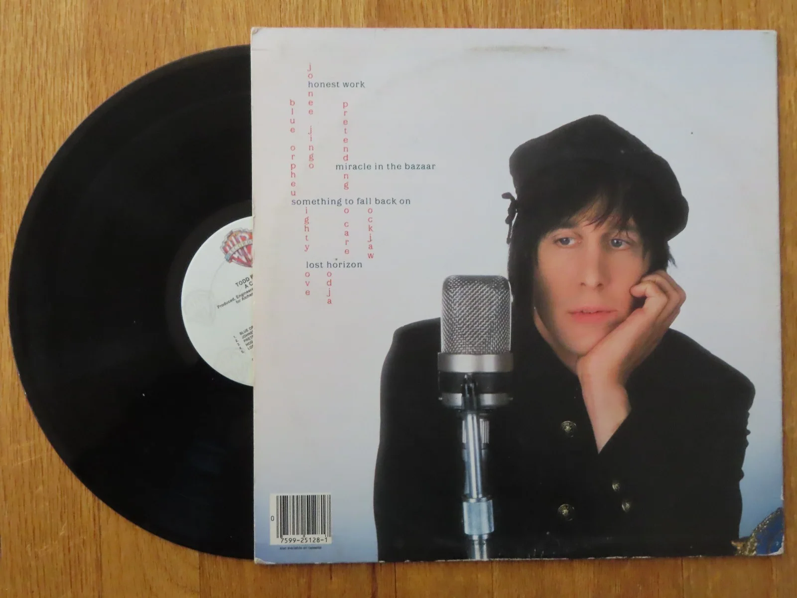 TODD RUNDGREN signed "A Cappella" 1985 Record / Album Set UTOPIA RUNT, image 2