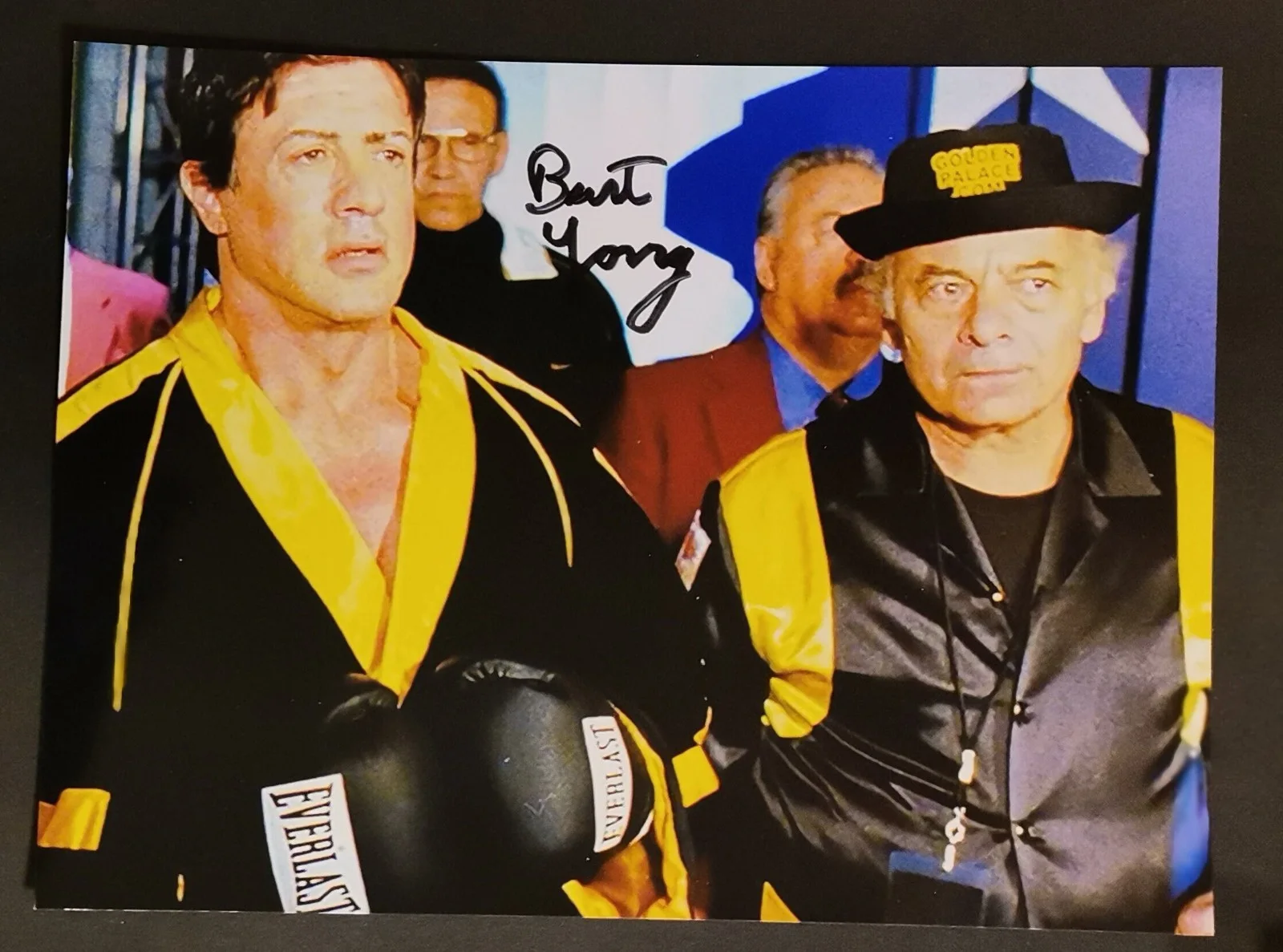Burt Young — Burt Young, Rocky, Signed Autographed Photo 8x6 in