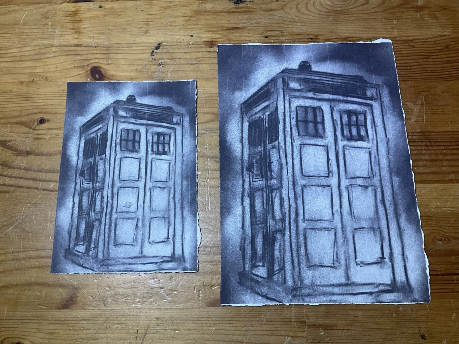 Doctor Who Original Prop - Production made Concept Art - Village Of The Angels, изображение 2