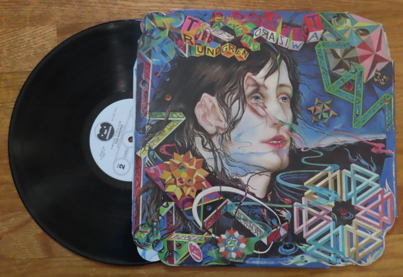 TODD RUNDGREN signed "A Wizard, a True Star" 1973 Record / Album Set UTOPIA RUNT, image 3