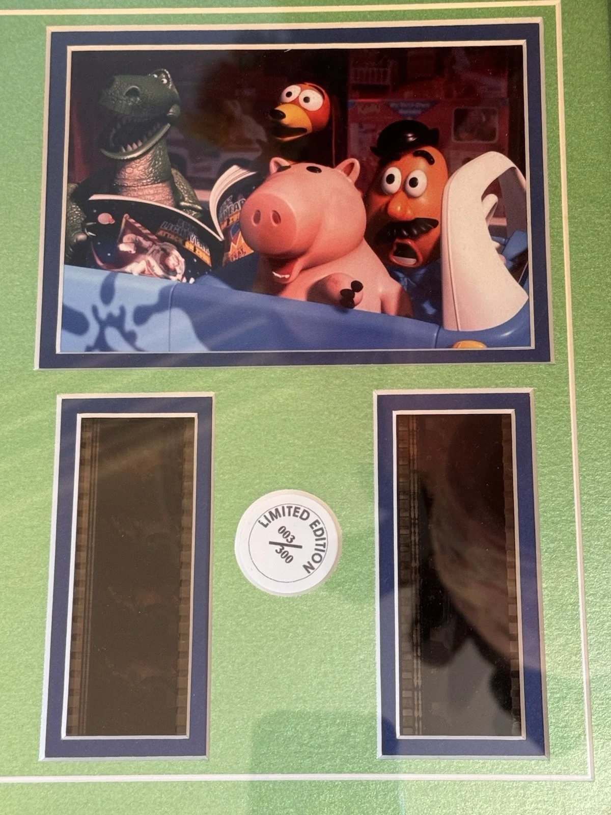 Limited Edition Toy Story Film Cells Set of 3 Disney Pixar Framed Pictures Rare, изображение 3
