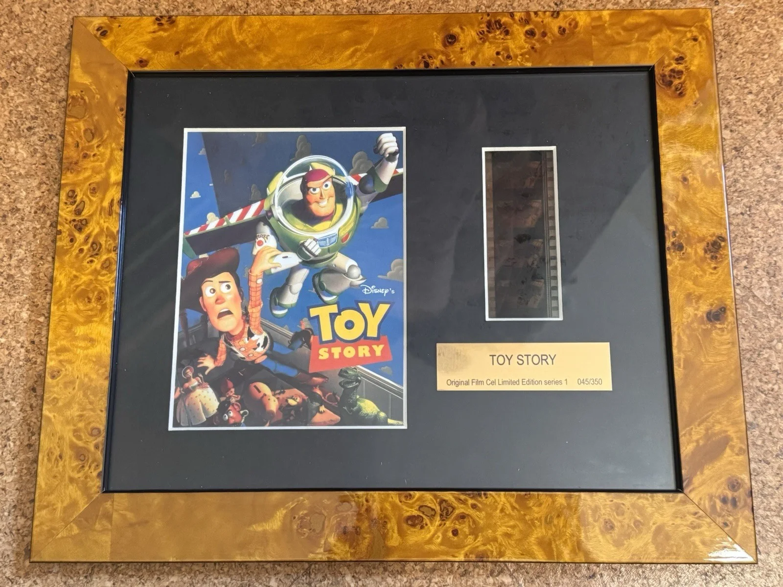 Limited Edition Toy Story Film Cells Set of 3 Disney Pixar Framed Pictures Rare, изображение 5