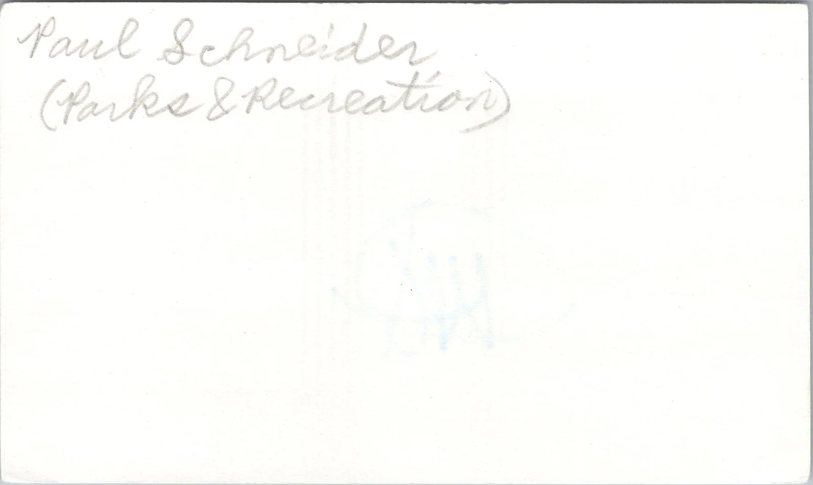 Paul Schneider — Paul Schneider Signed 3x5 Index Card Parks And Recreation Autographed, image 2
