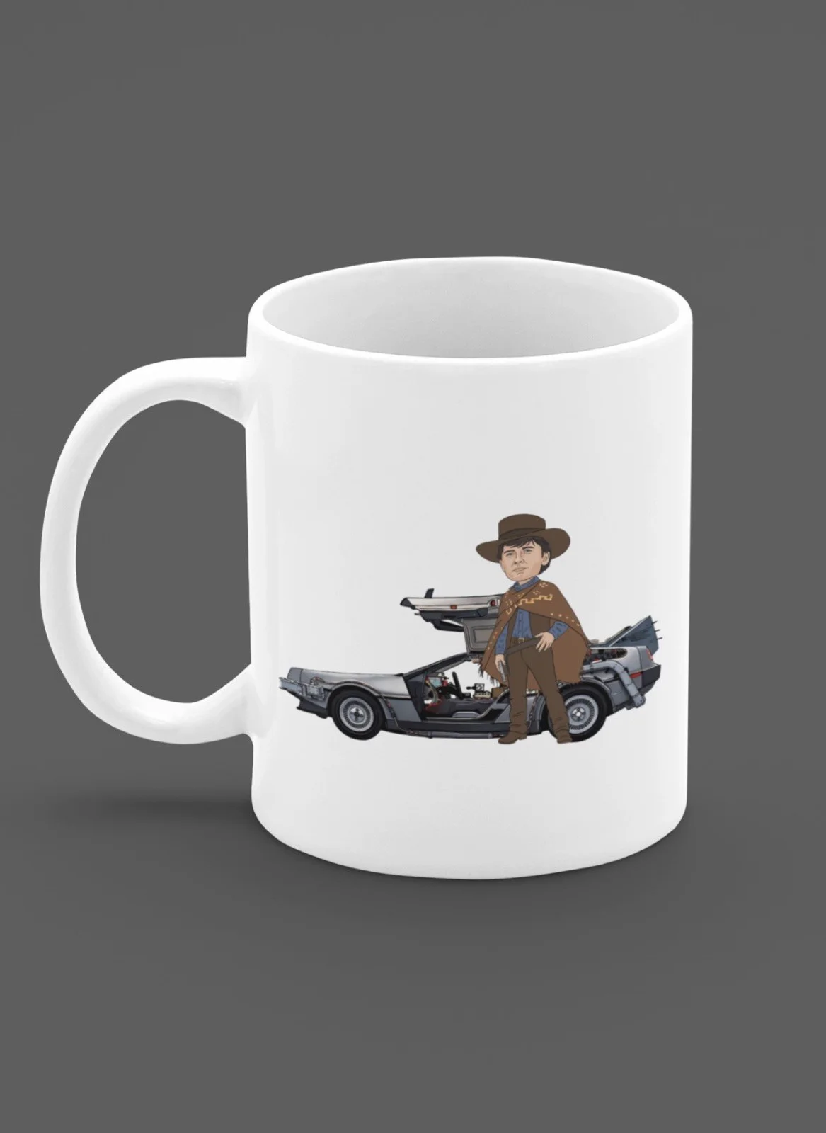 Back to the Future Cartoon Graphic art Mug, image 2