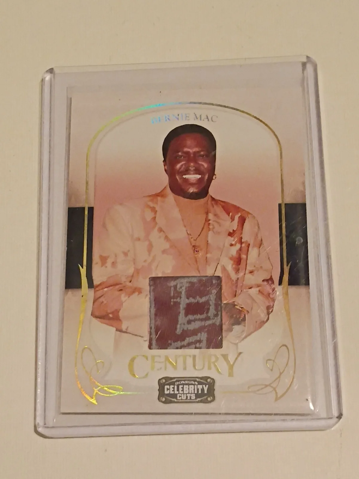 Bernie Mac Donruss Celebrity Cuts 2008 Autograph 05/25 + Swatch 27/50 Combo Lot, image 5