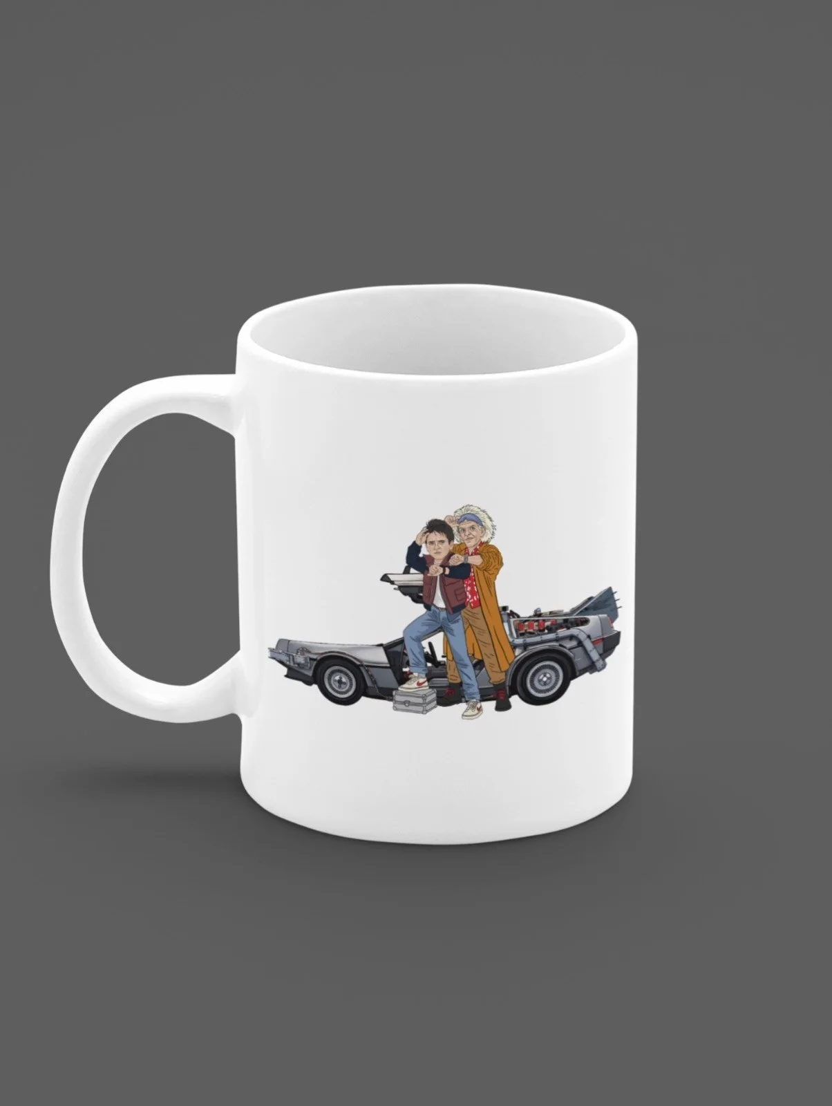 Back to the Future Cartoon Graphic art Mug, image 2