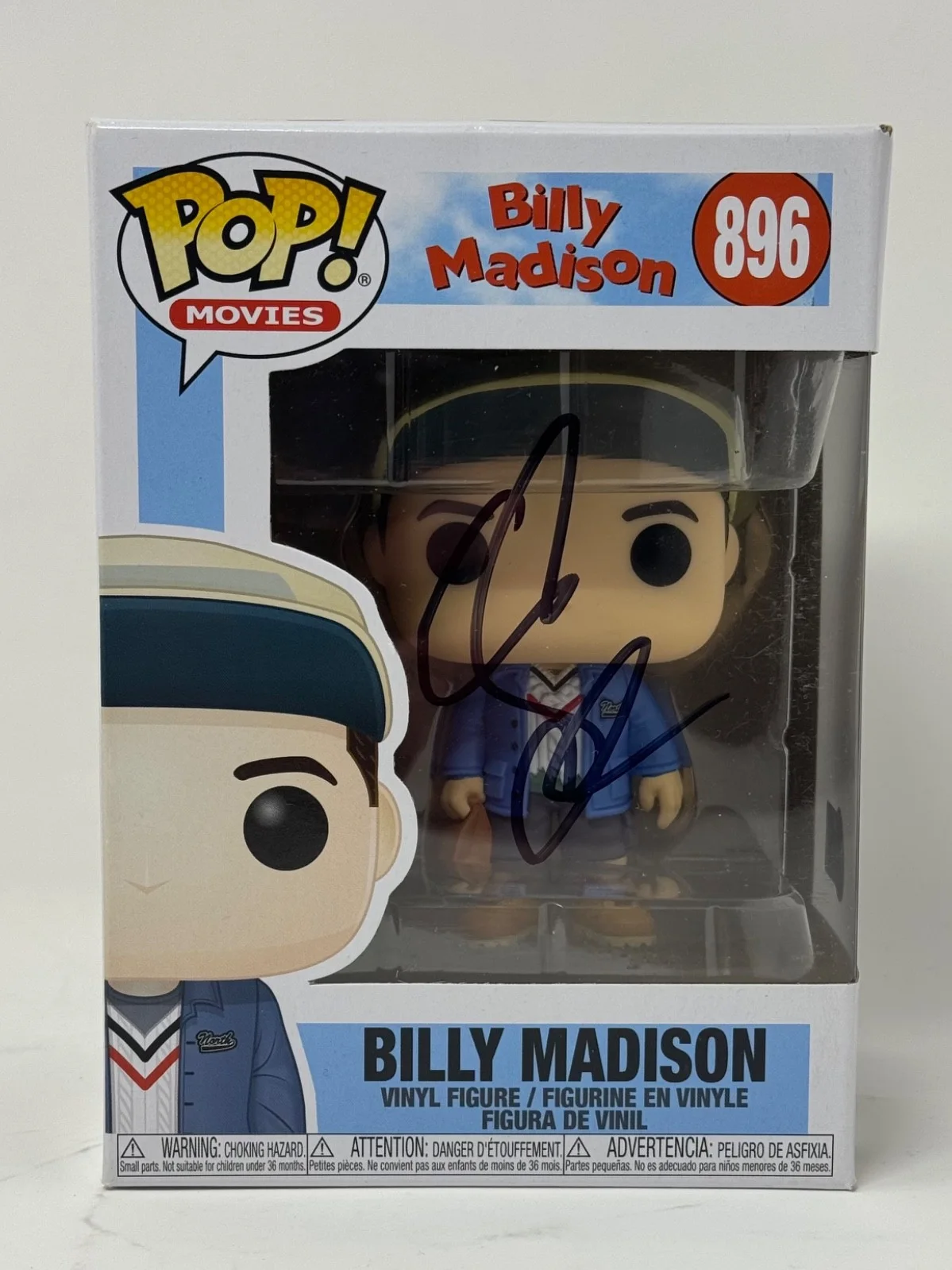 Adam Sandler — Adam Sandler Signed Billy Madison Funko Pop #895 Autograph Beckett COA, изображение 4
