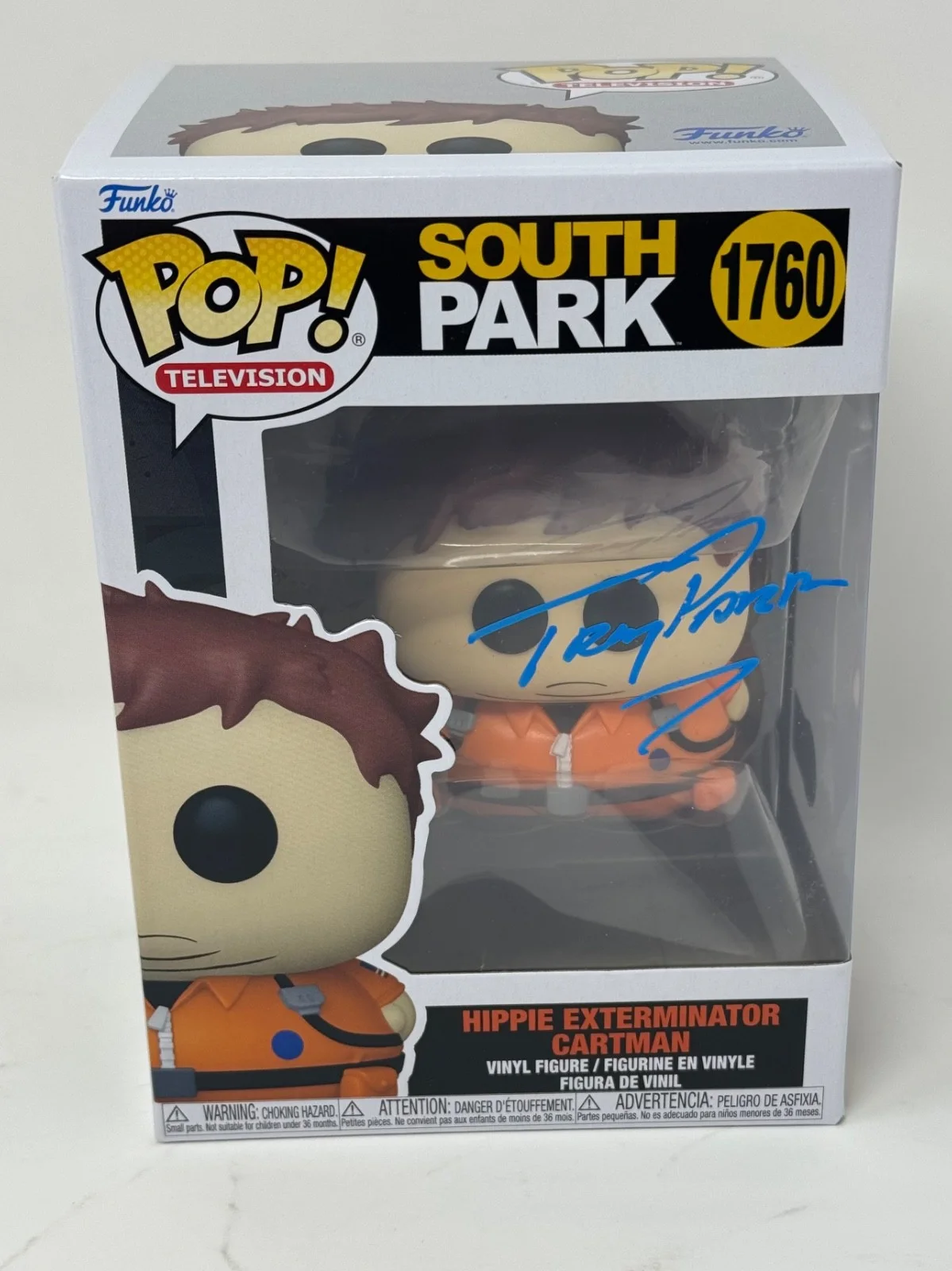 Trey Parker — Trey Parker Signed South Park Hippie Exterminator Cartman Funko Pop Beckett COA, изображение 3