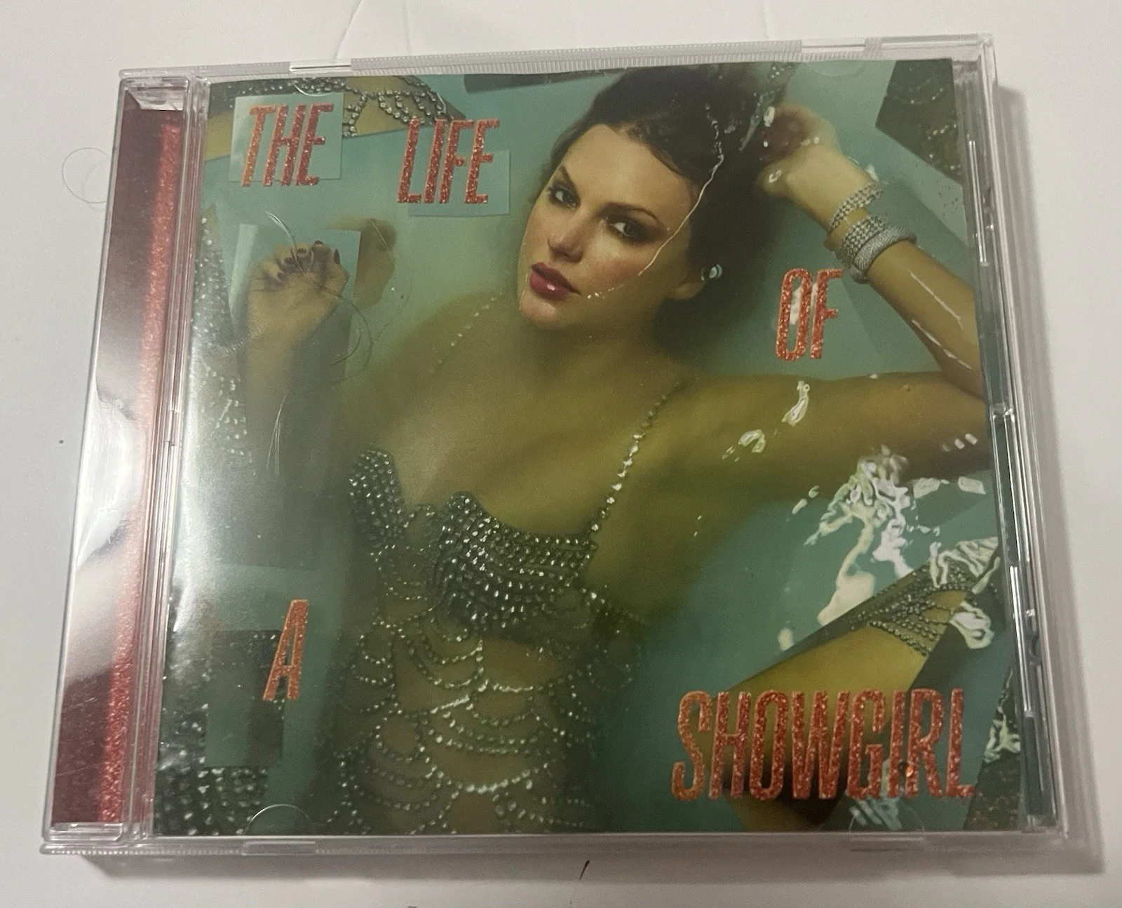 Taylor Swift The Life Of A Showgirl CD Hand Signed Autographed Photo 1 Teardrop, изображение 3