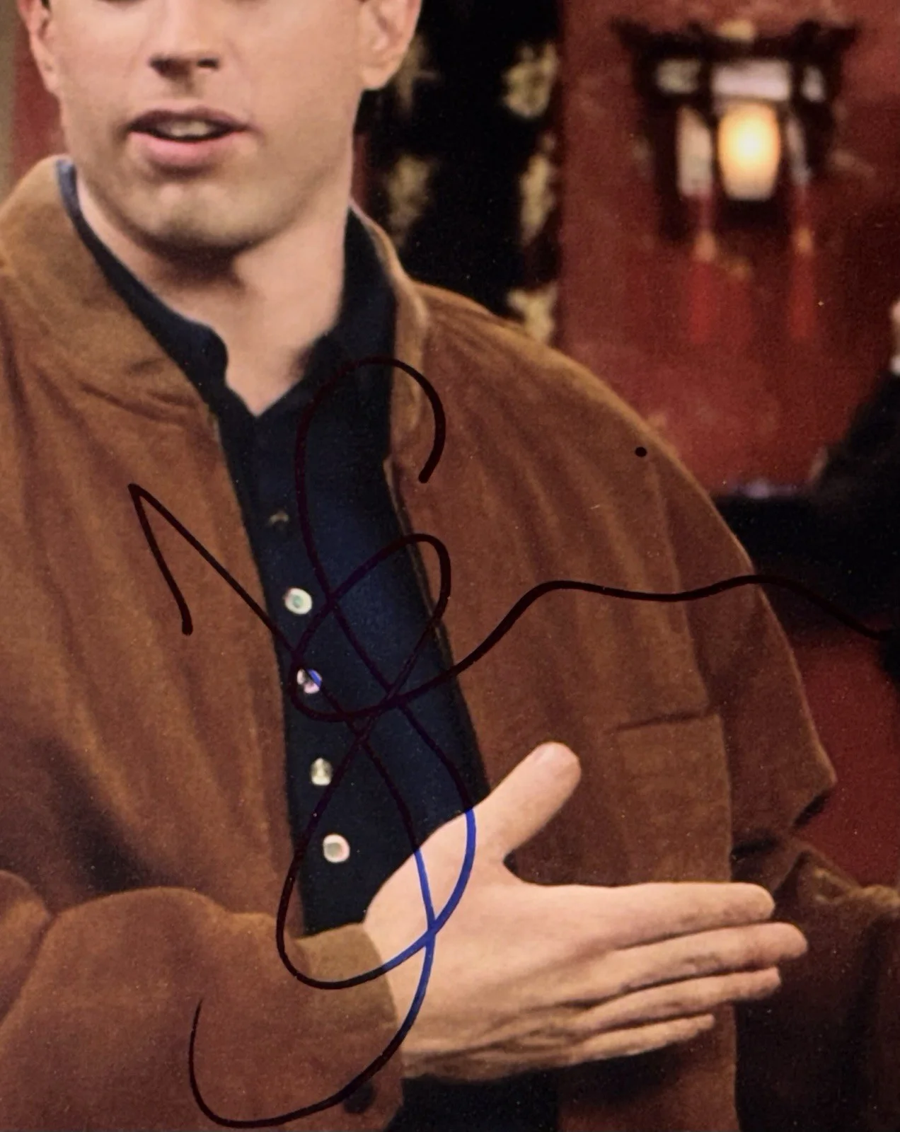 Jerry Seinfeld — Jerry Seinfeld Signed Autograph 11x14 Photo The Chinese Restaurant Beckett BAS, image 2