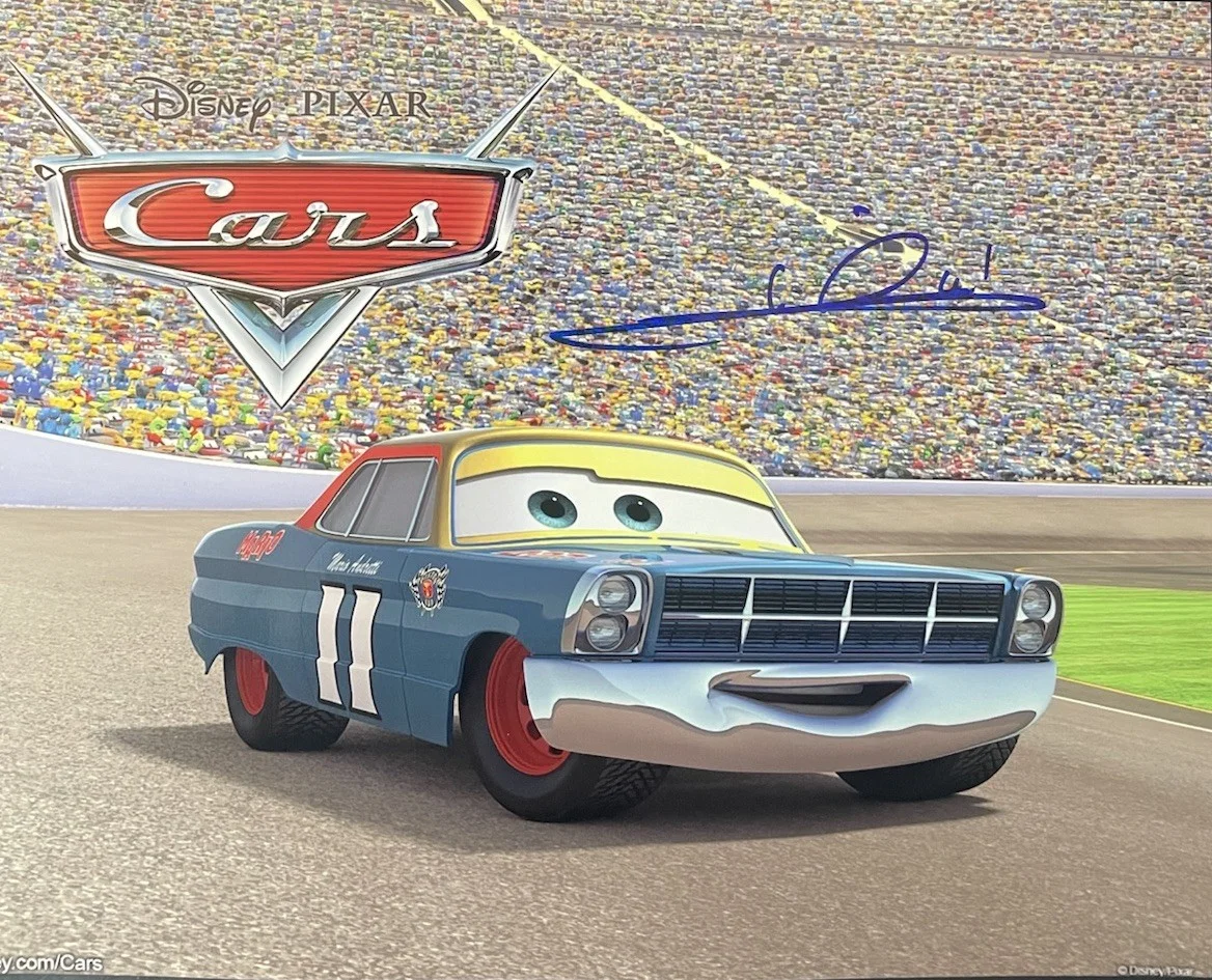 Mario Andretti — Mario Andretti Signed 8x10 Photo Cars Movie Pixar Racing Legend