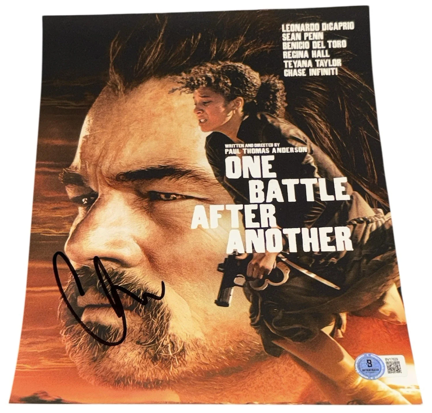 Chase Infiniti — Chase Infiniti Signed Autograph 8x10 One Battle After Another Photo Beckett BAS