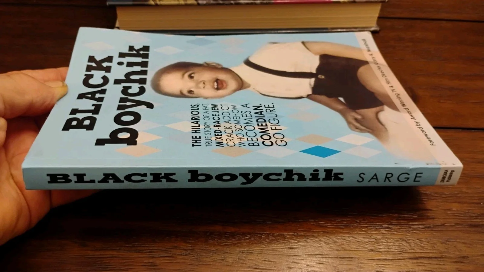 Signed SARGE Black Boychik True Story of a fat mixed-race Jewish Comedian HUMOR, изображение 3